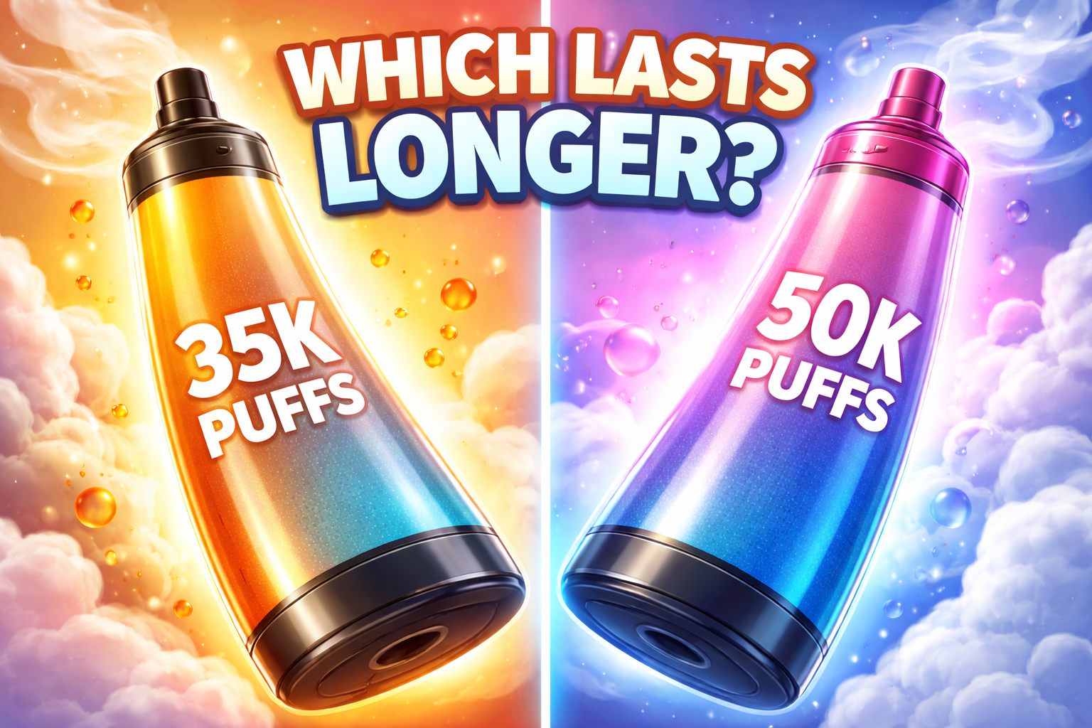 30k puff vape versus 50k puff vape
